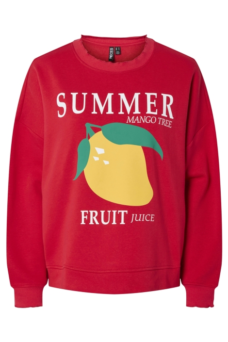 Pieces pcmaliah ls print sweat bc